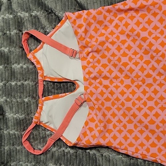 NWOT Dearlove Tummy Control Swimsuits High Neck Tankini Top Halter - Picture 15 of 16